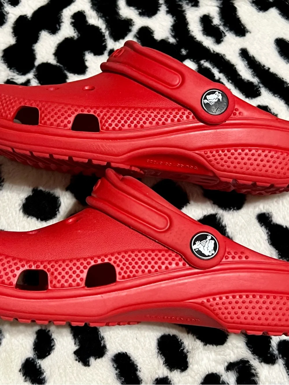 New Kids Red Crocs - US J3